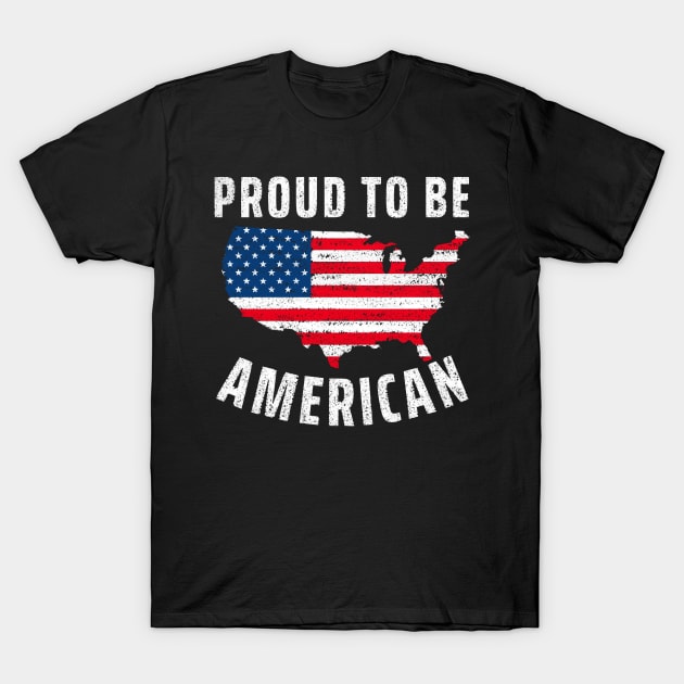 Proud to be american T-Shirt by Cute Tees Kawaii